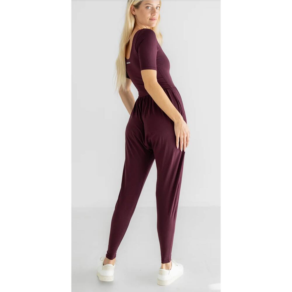 Imbodhi Sleeved Bōdhi Jumper Burgundy Womens XL - Picture 15 of 16